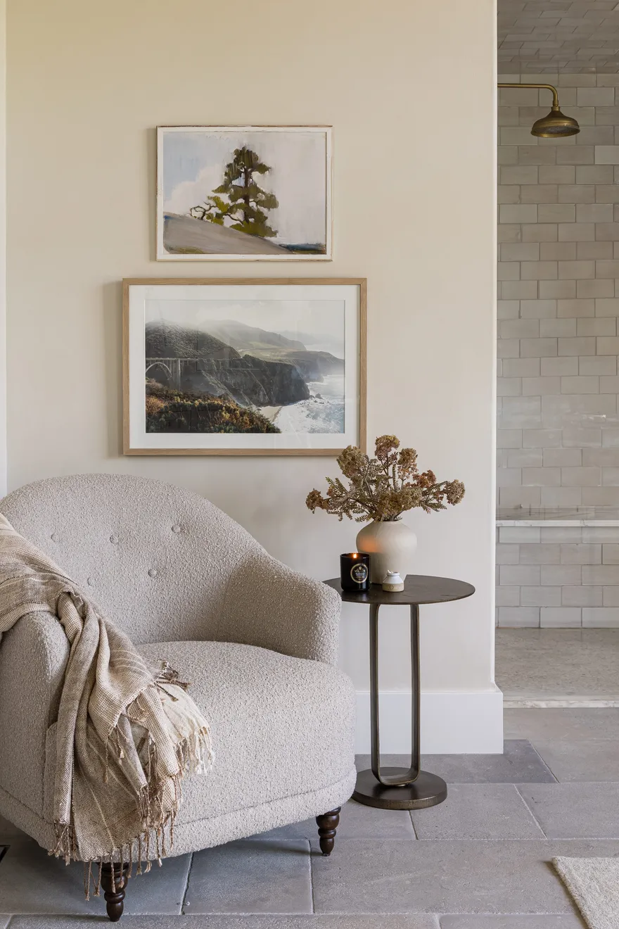 Artwork display and chair