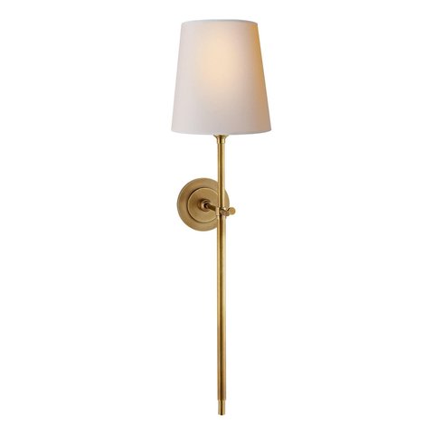Bryant Large Tail Sconce // Hand-Rubbed Antique Brass