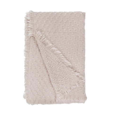Delphine Oversized Throw by Pom Pom at Home // Blush