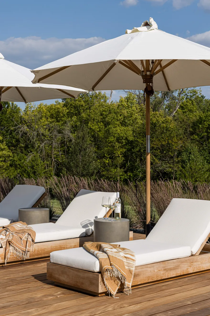 Flint Hills Outdoor Lounging Poolside