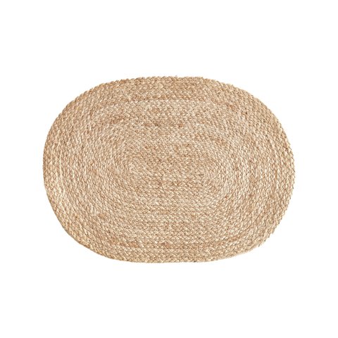 Jute Coil Oval Placemats, Set Of 8-featured
