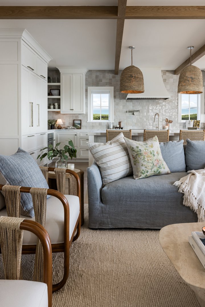 Living room in Coastal Connecticut