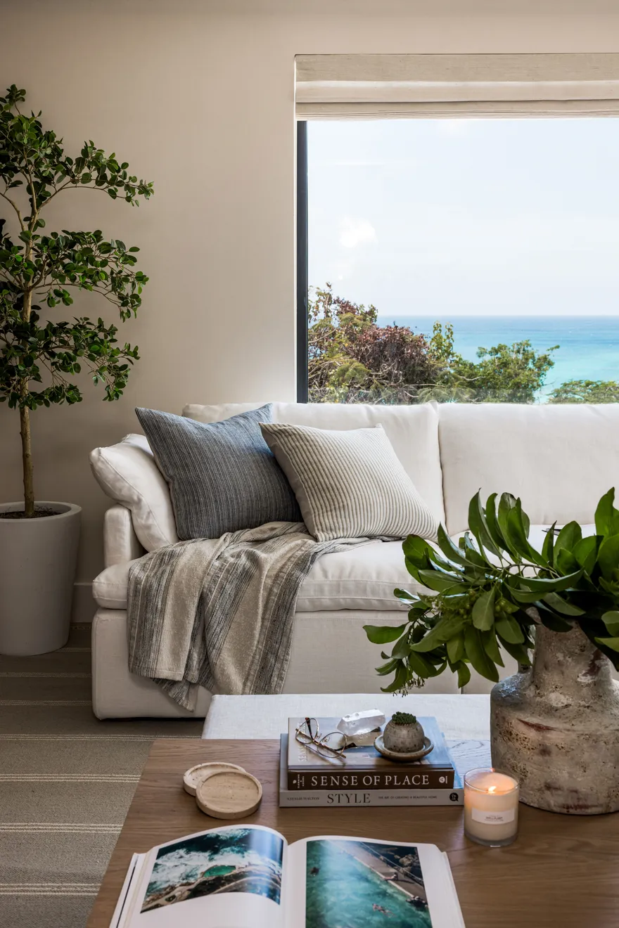 Living room in St Maarten Island Escape