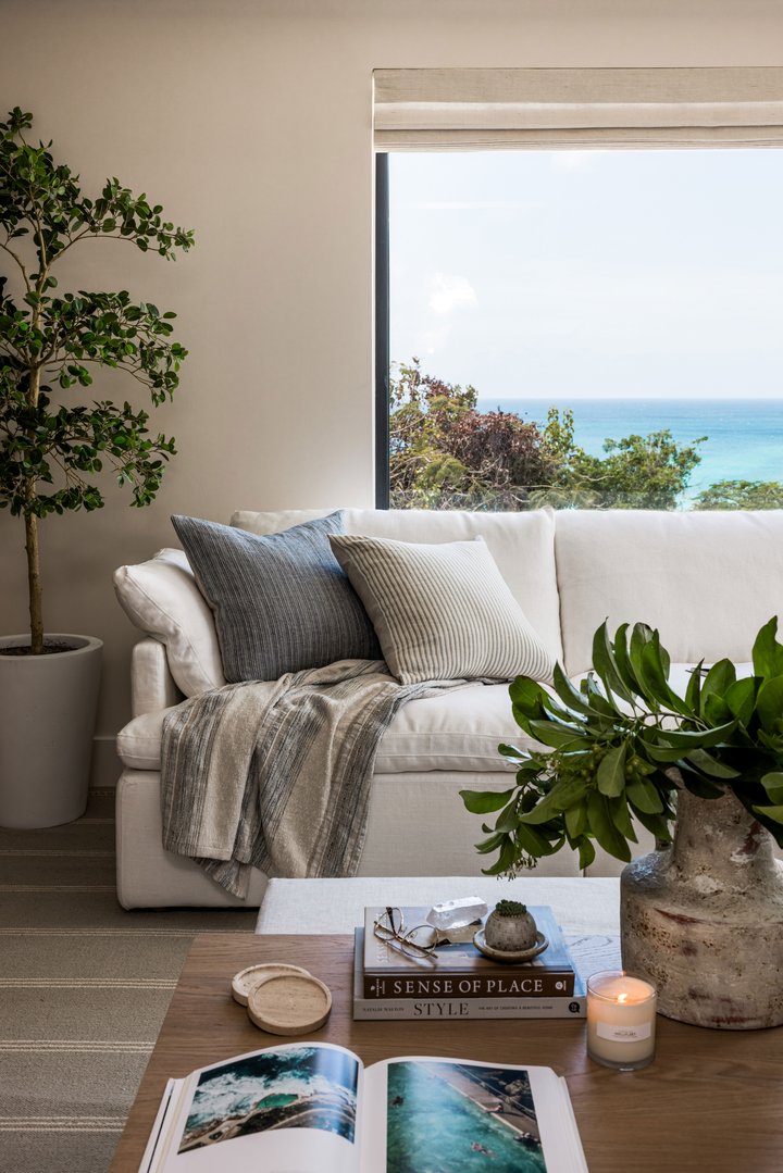 Living room in St Maarten Island Escape