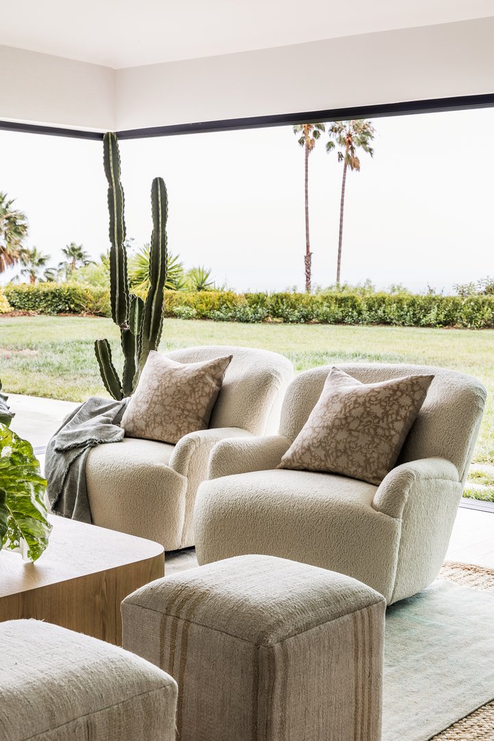Outdoor seating in Malibu by Pure Salt