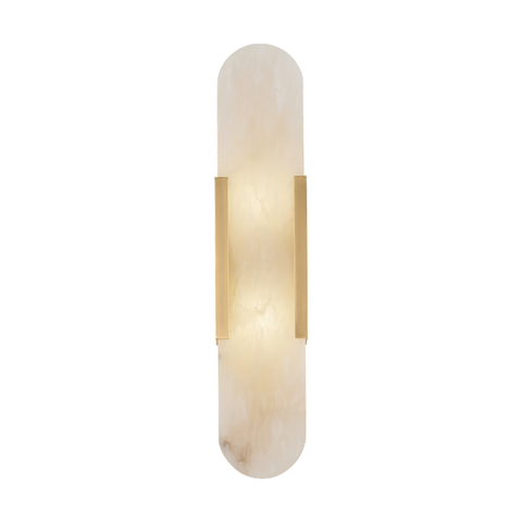 Mira Melange Elongated Sconce // Antique Burnished Brass