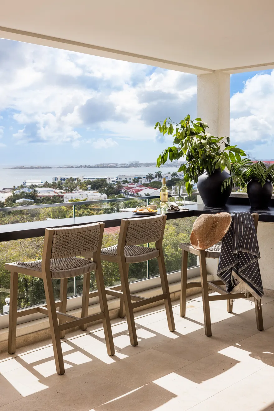 Outdoor living in St Maarten Island Escape