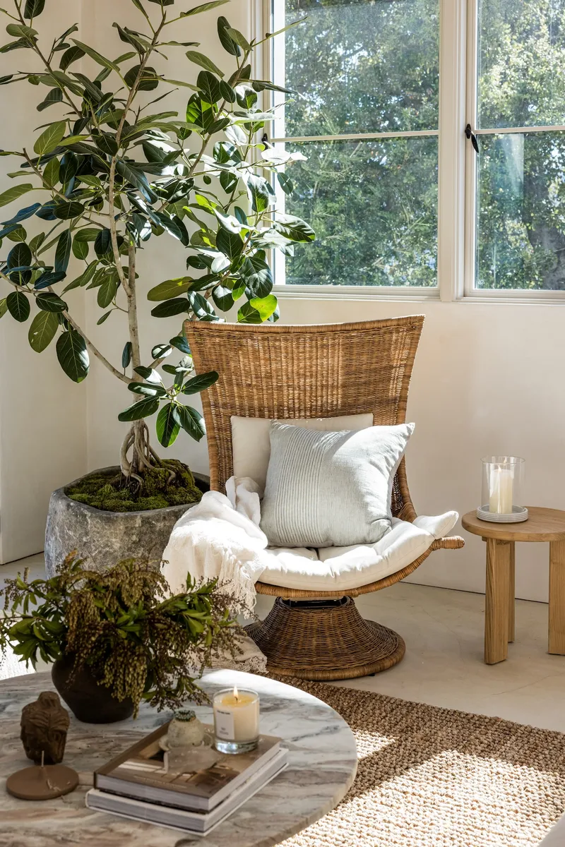 Living Room in Ojai Oasis by Pure Salt