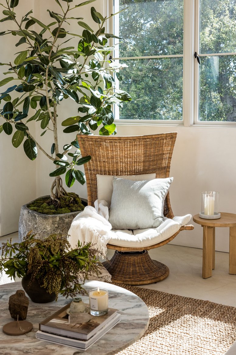 Living Room in Ojai Oasis by Pure Salt