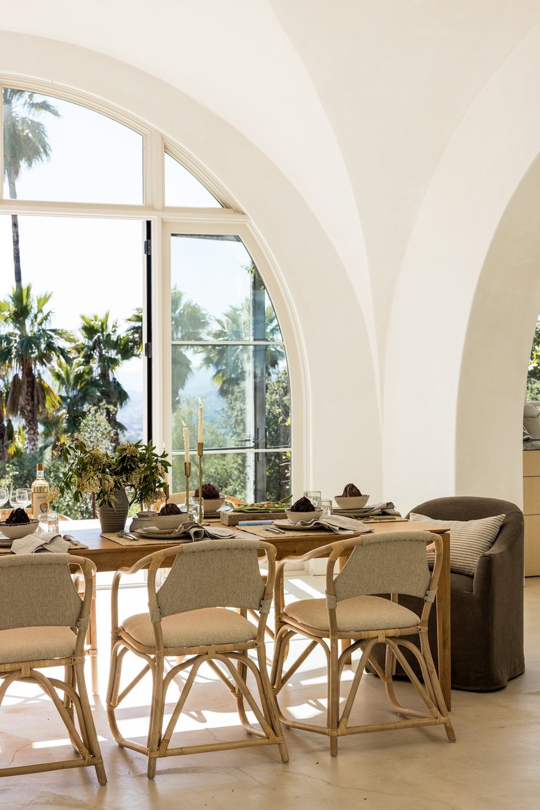Dining Room in Ojai Oasis by Pure Salt