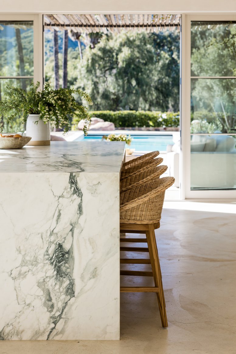 Kitchen Island in Ojai Oasis by Pure Salt