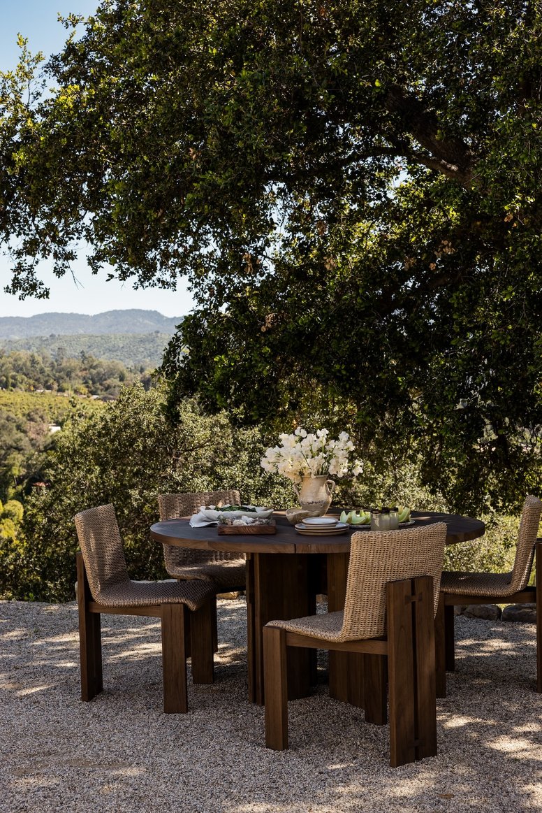 Outdoor Dining in Ojai Oasis by Pure Salt
