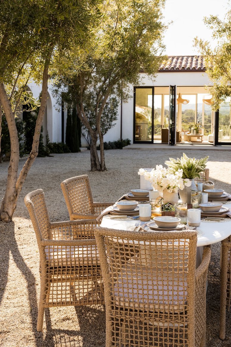 Outdoor Dining in Ojai Oasis by Pure Salt