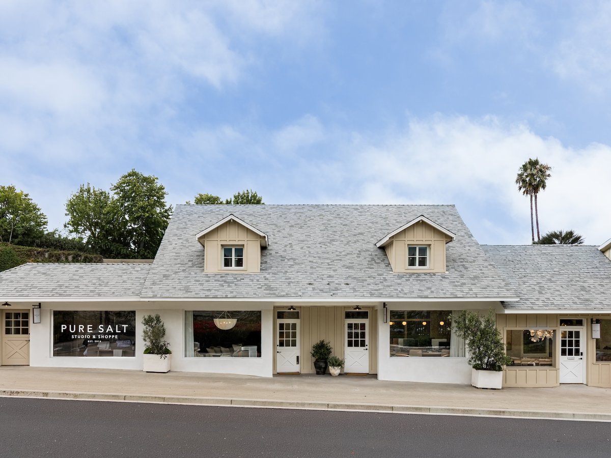 Exterior of Pure Salt's Store + deisgn Studio