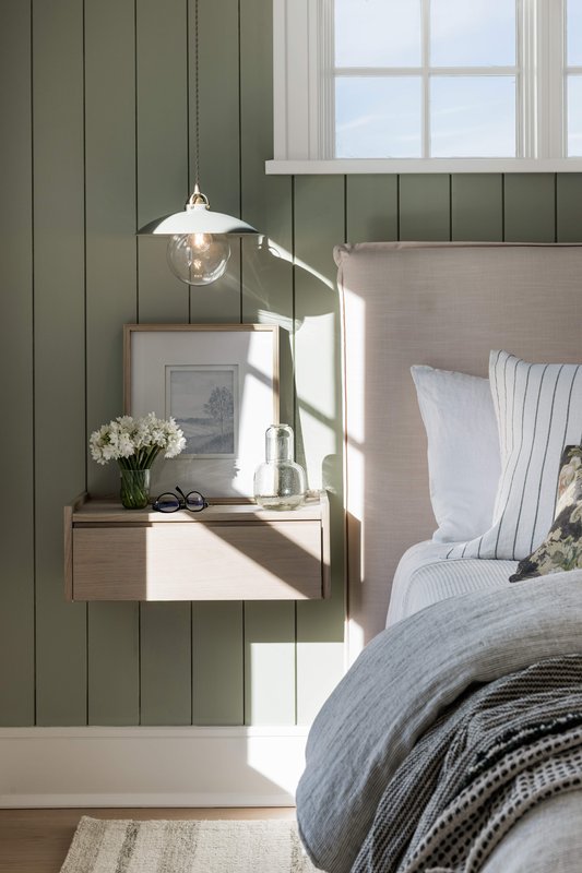 Pure Salt x Leftbank Art: Still Earth Collection. Coastal bedroom design.