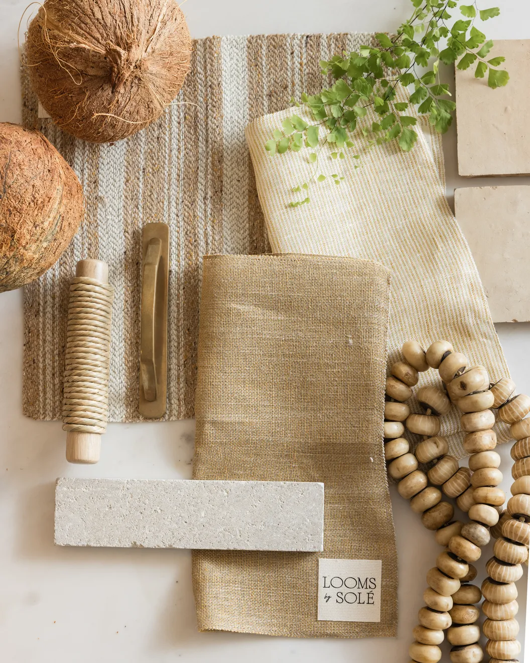 Pure Salt x Looms collaboration natural materials