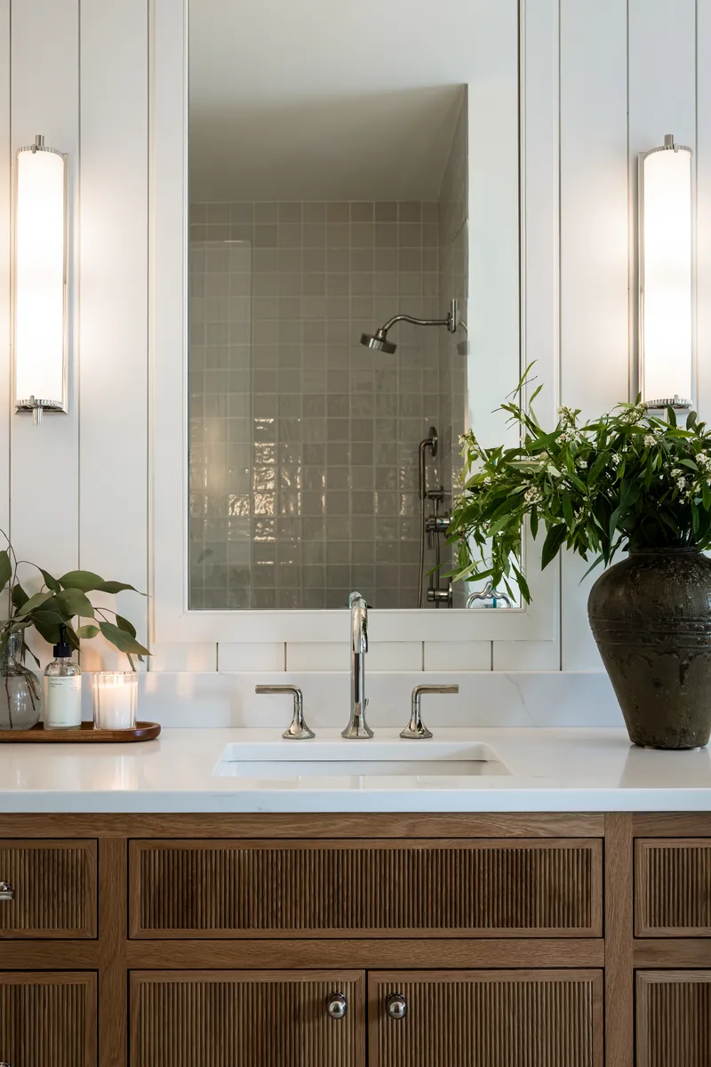 Primary Suite bathroom in Coastal Connecticut by Pure Salt