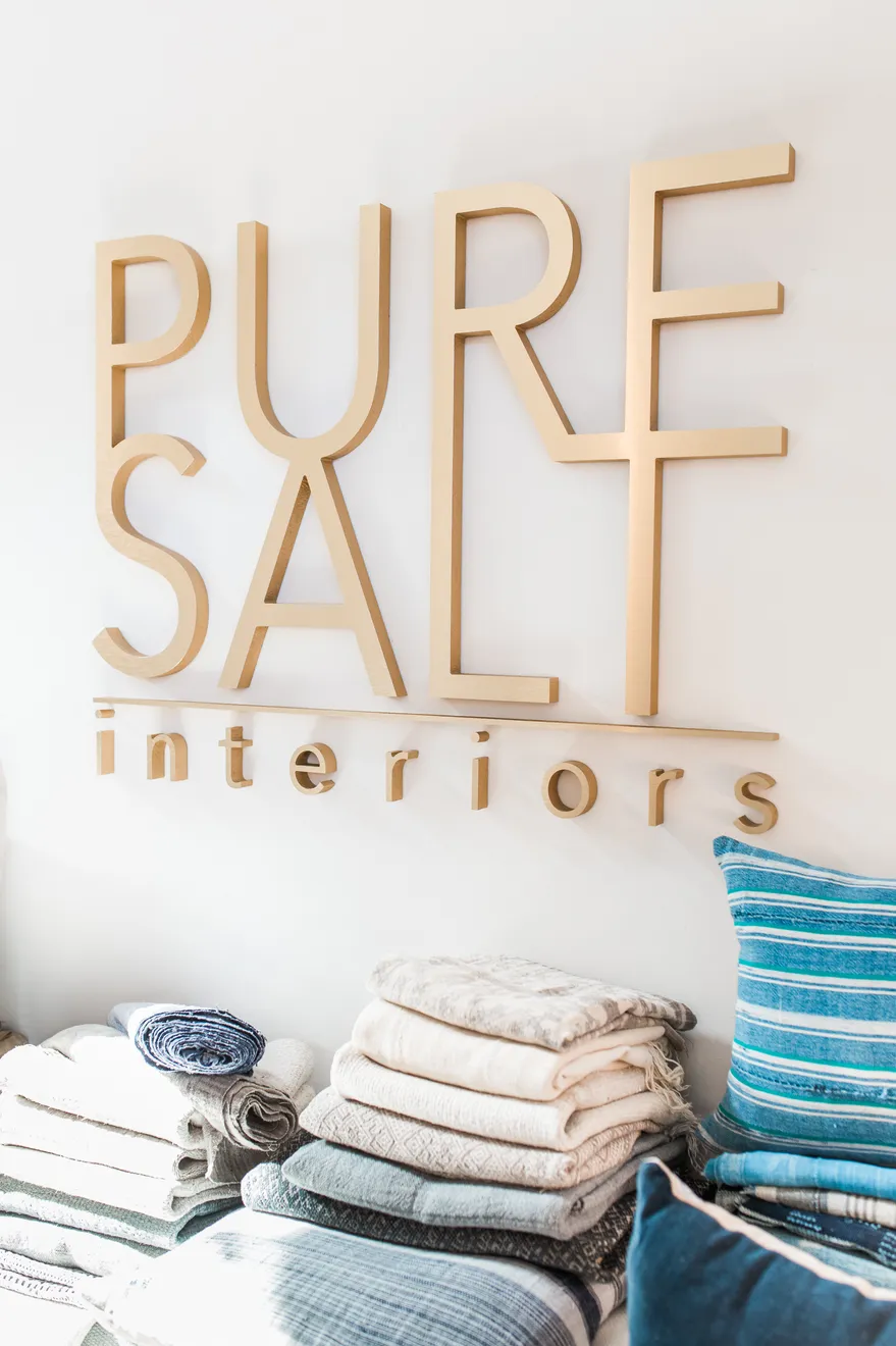 Pure Salt Lobby Signage 2016