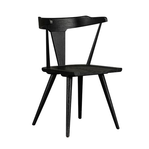 Reed Dining Chair // Black Oak