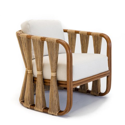 Strings Attached Lounge Chair // Natural