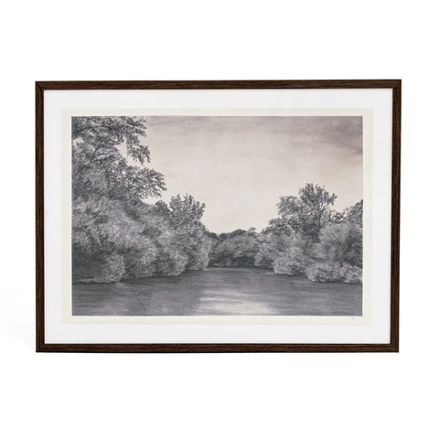 The Absence Of by Tenaya Wickstrand, 37" x 29.5" , Espresso Frame-featured