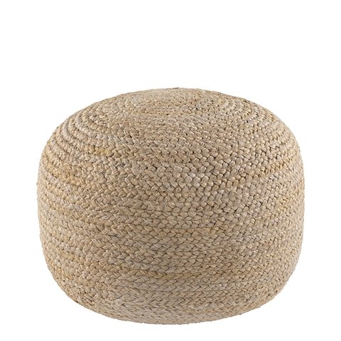 Woven Jute Ottoman-featured