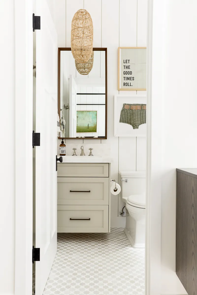 Guest bedroom in Three Arch Bay