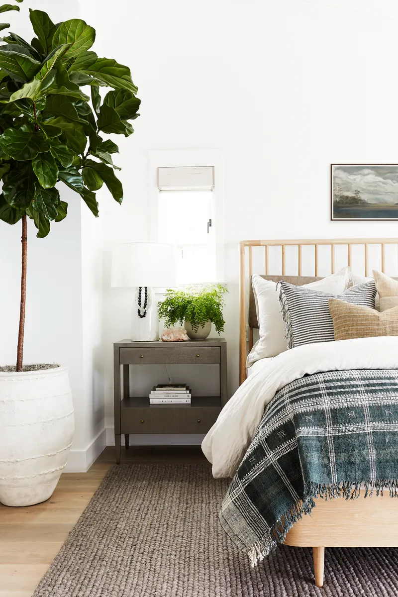 Primary Suite bed in Three Arch Bay