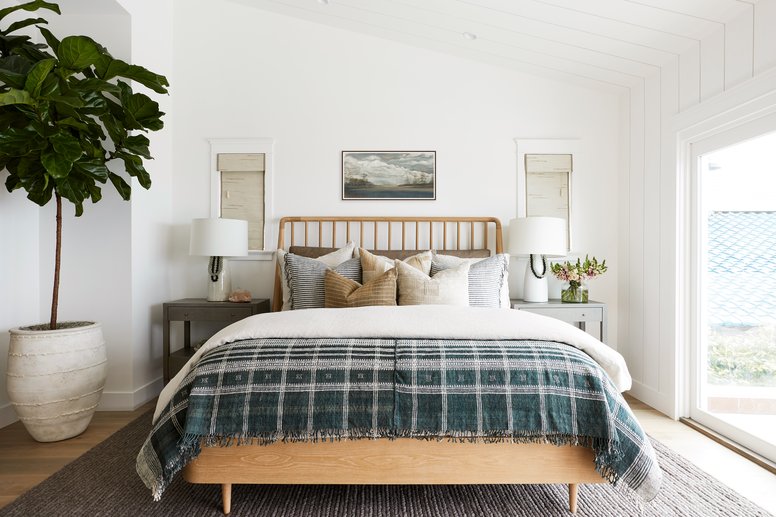 Primary Suite bedroom in Three Arch Bay by Pure Salt