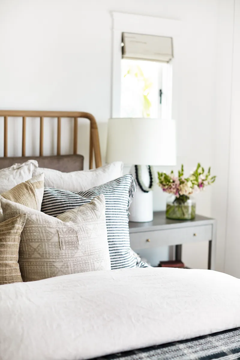 Primary Suite bedroom detail in Three Arch Bay