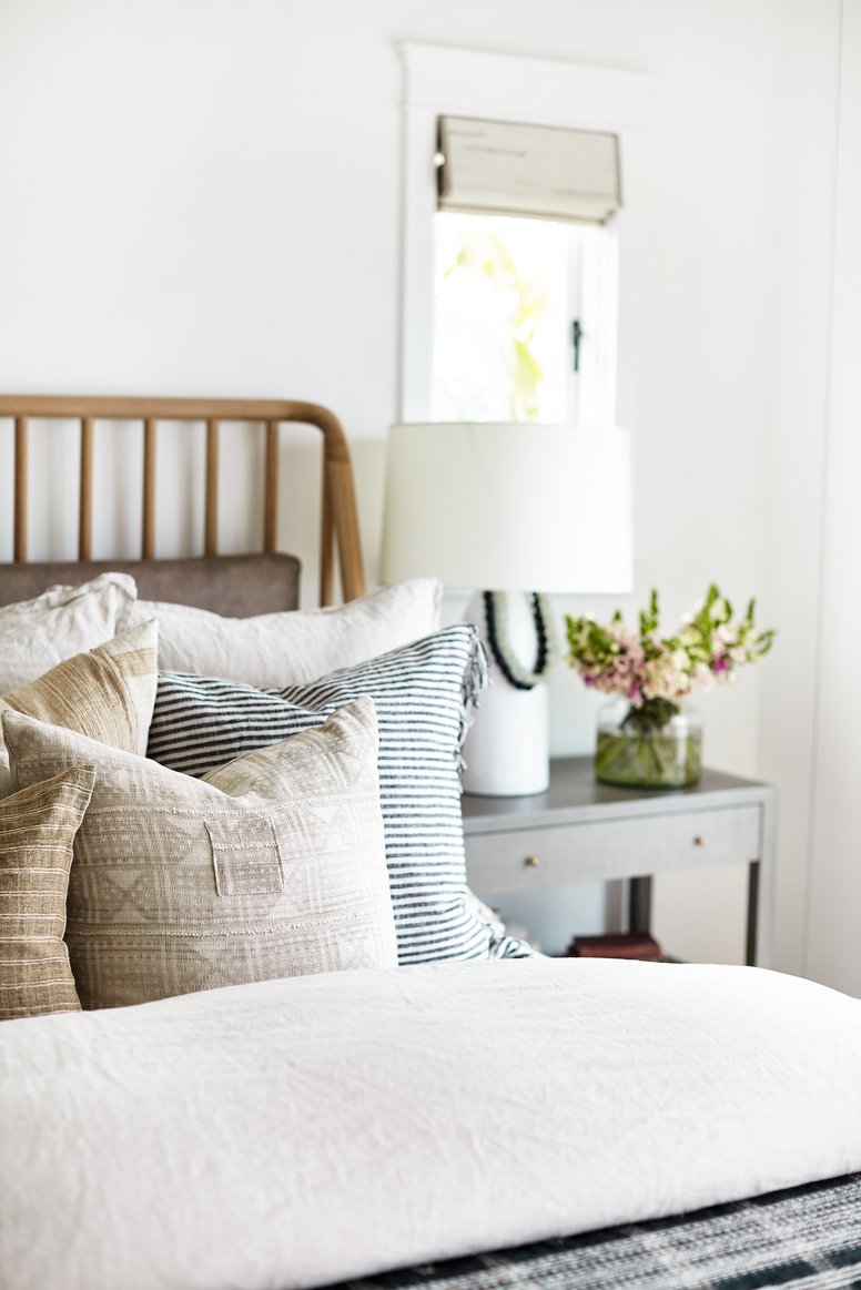 Primary Suite bedroom detail in Three Arch Bay