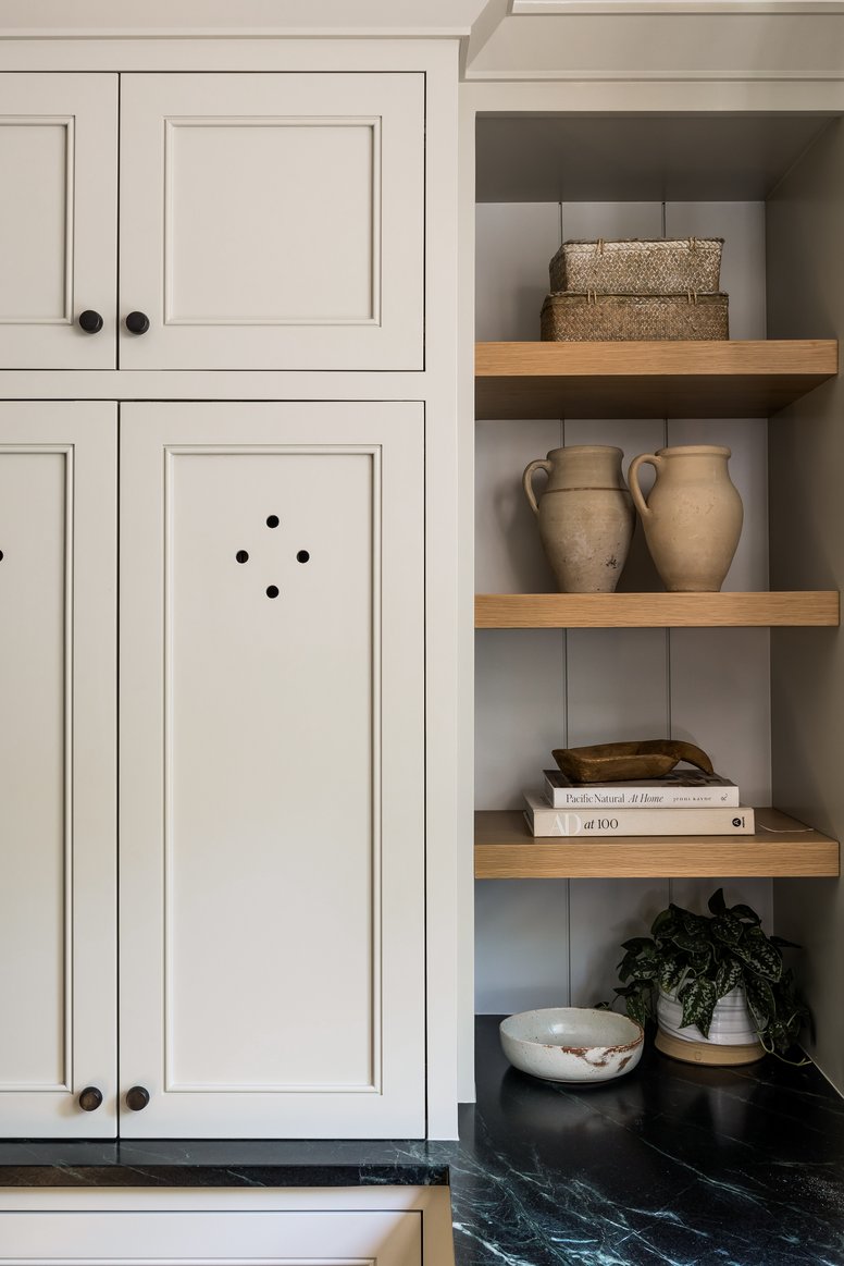 Bonus laundry room storage in Shady Canyon by Pure Salt