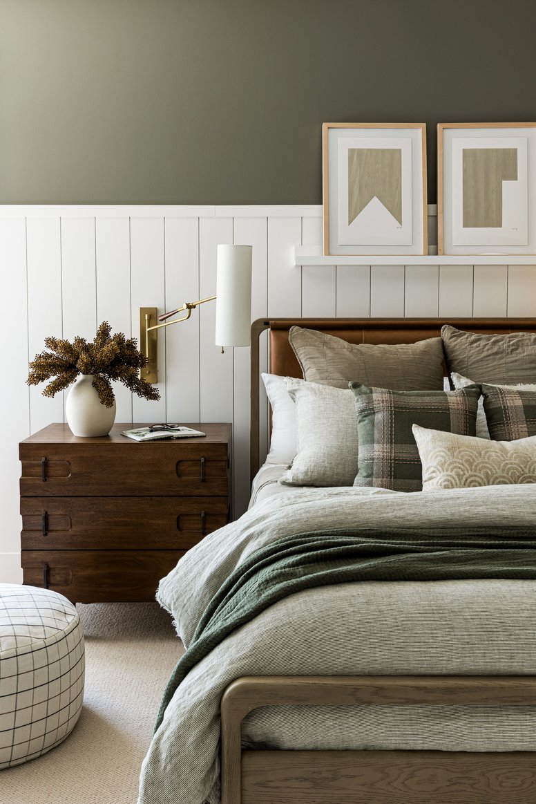 Boys Room bed and nightstand in Flint Hills by Pure Salt