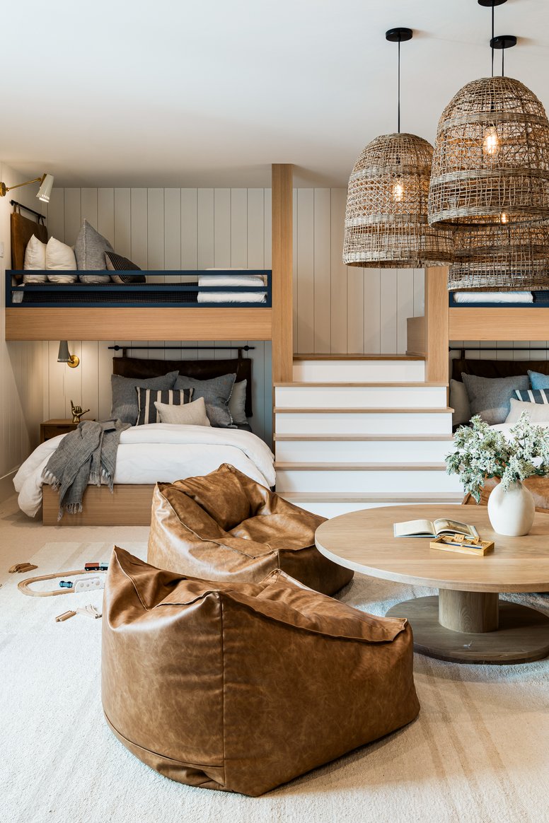 Bunk Room seating area in Flint Hills