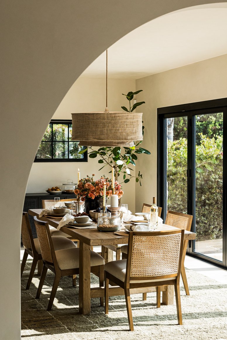 Dining Room in California Ranch by Pure Salt