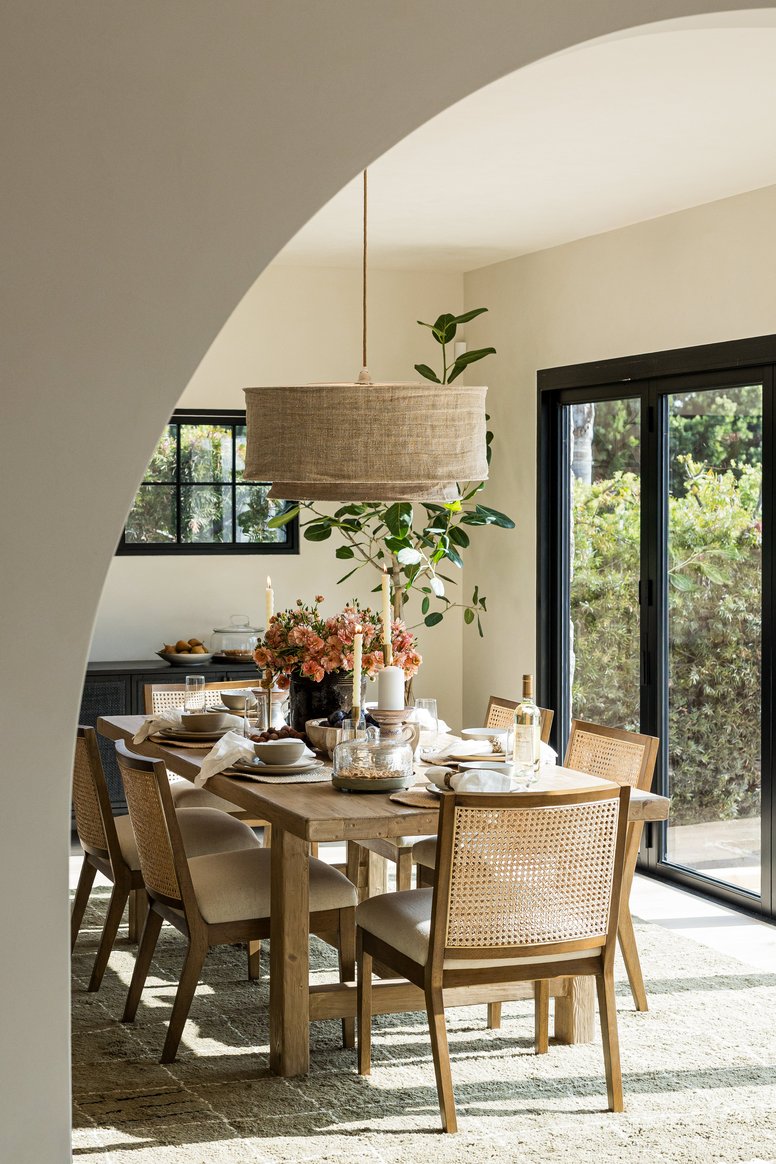 Dining Room in California Ranch by Pure Salt