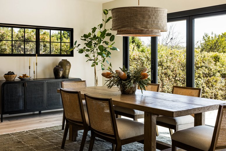 Dining Room table in California Ranch
