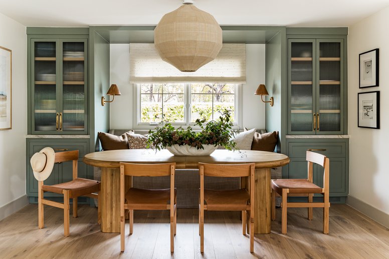 Dining table in Emerald Bay by Pure Salt