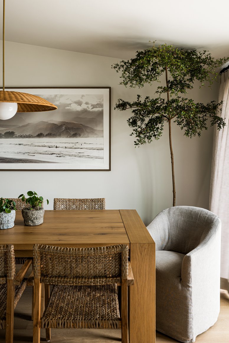 Dining seating in Rochell Retreat by Pure Salt