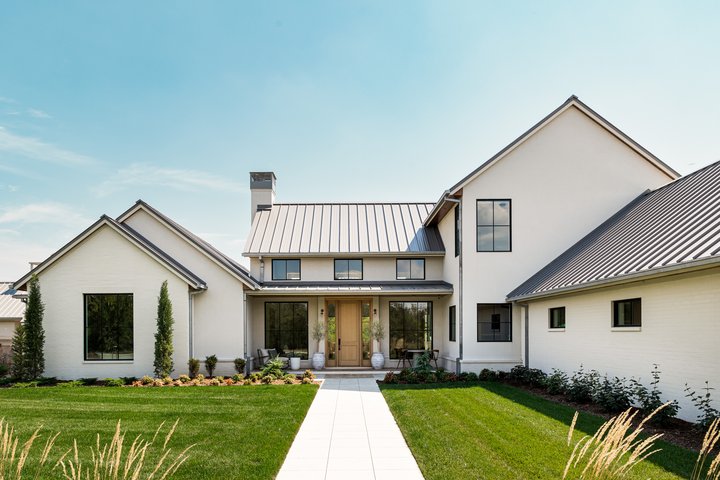 Exterior entry with sidewalk in Flint Hills by Pure Salt