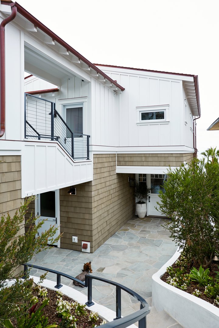 Exterior entry in Three Arch Bay by Pure Salt