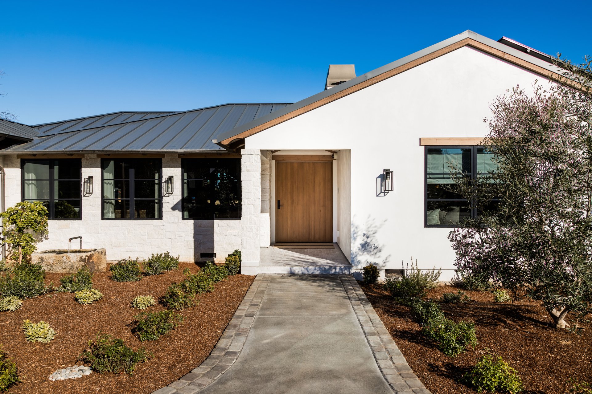 Exterior entry in Los Gatos