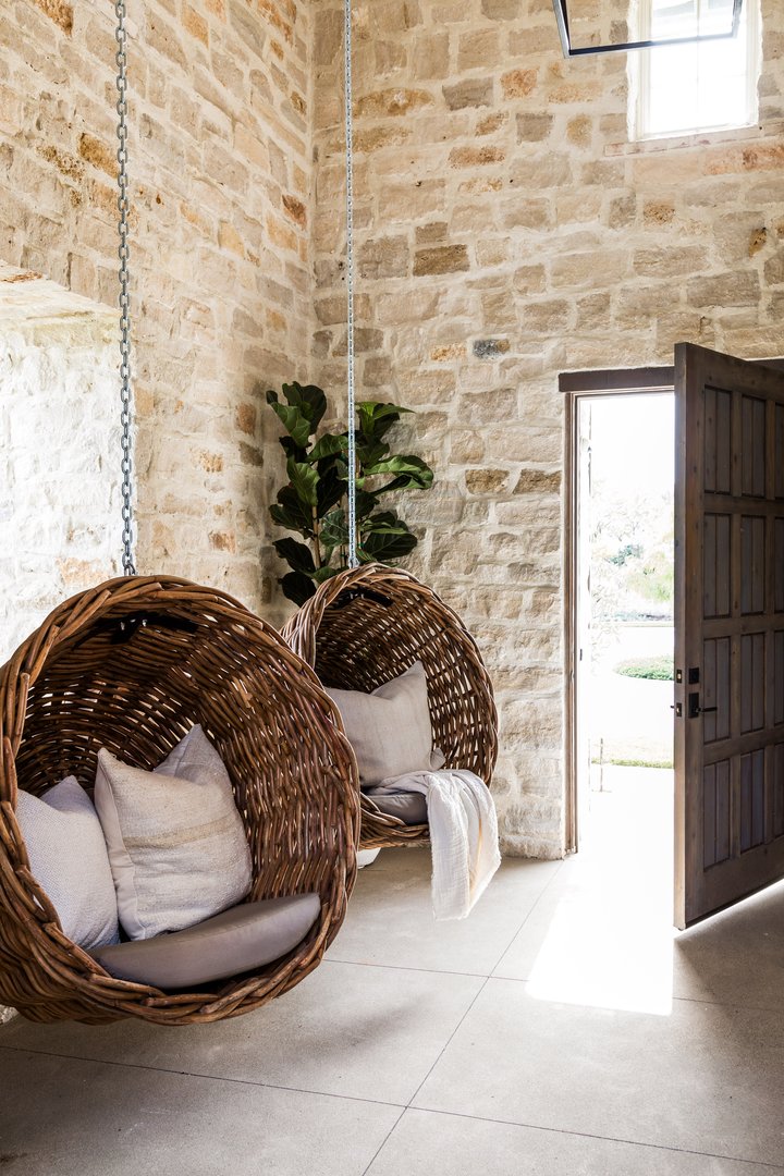 Exterior foyer in Coastal Canyon