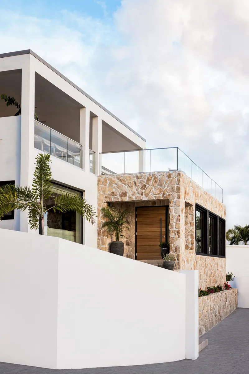 Exterior entrance in St Maarten