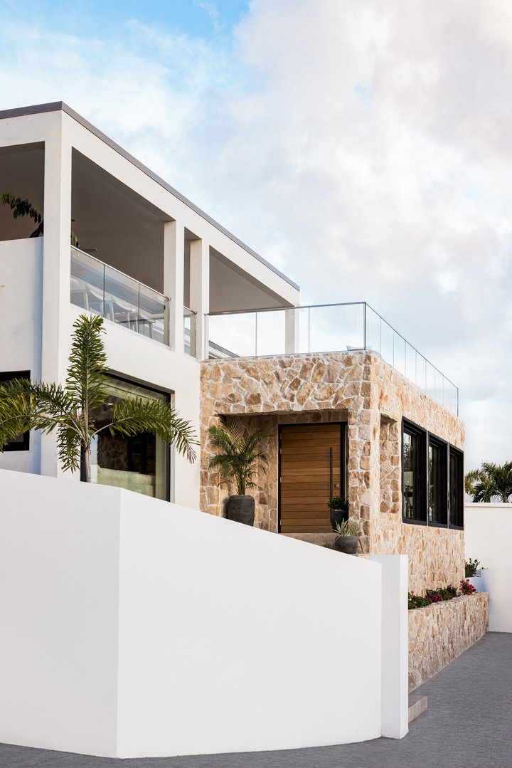 Exterior entrance in St Maarten