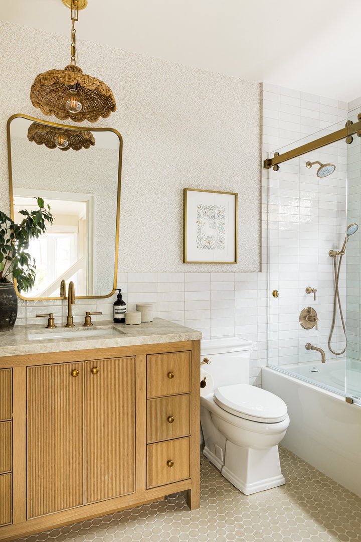 Girls bathroom in Emerald Bay