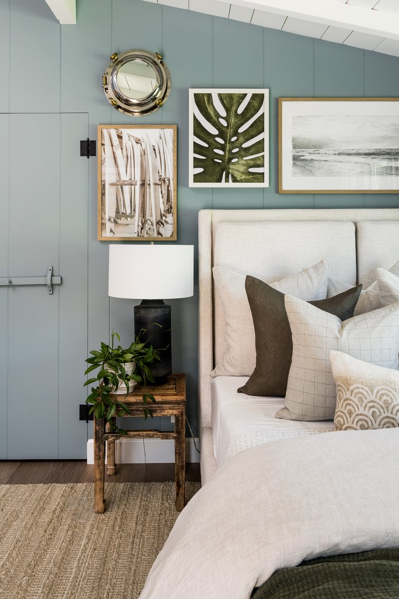 Guest Bedroom details in Laguna Beach