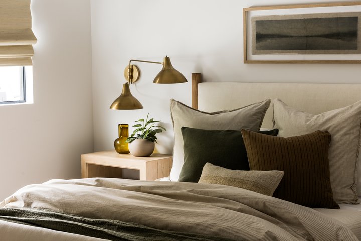 Guest Bedroom details in Malibu by Pure Salt