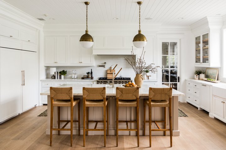 Kitchen island in West LA