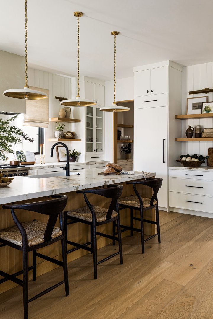 Kitchen Island in Newport Harbor by Pure Salt